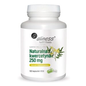 Naturalna kwercetyna 250 mg x 100 vege kaps